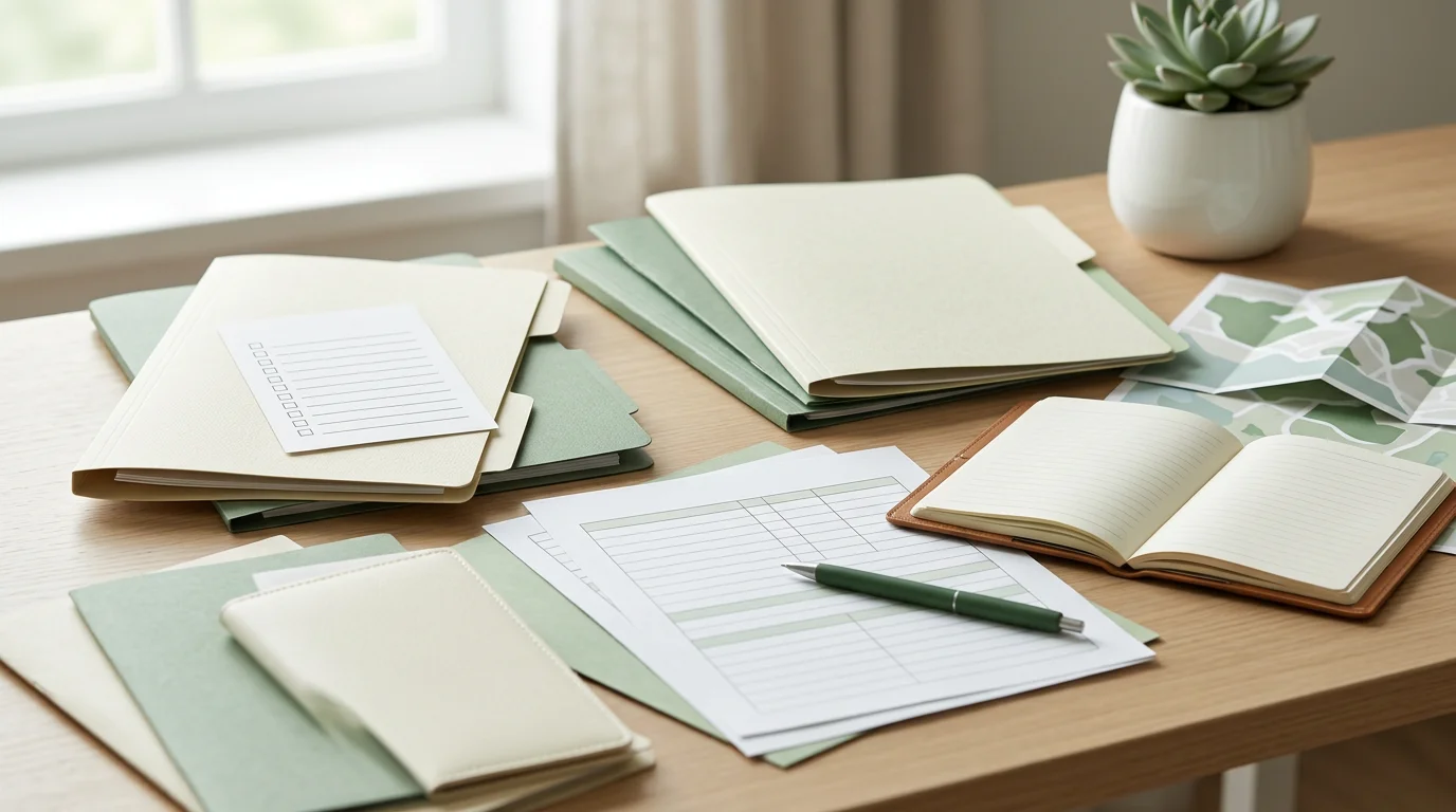 Przygotowanie dokumentów przed podróżą, szerokość 1200px